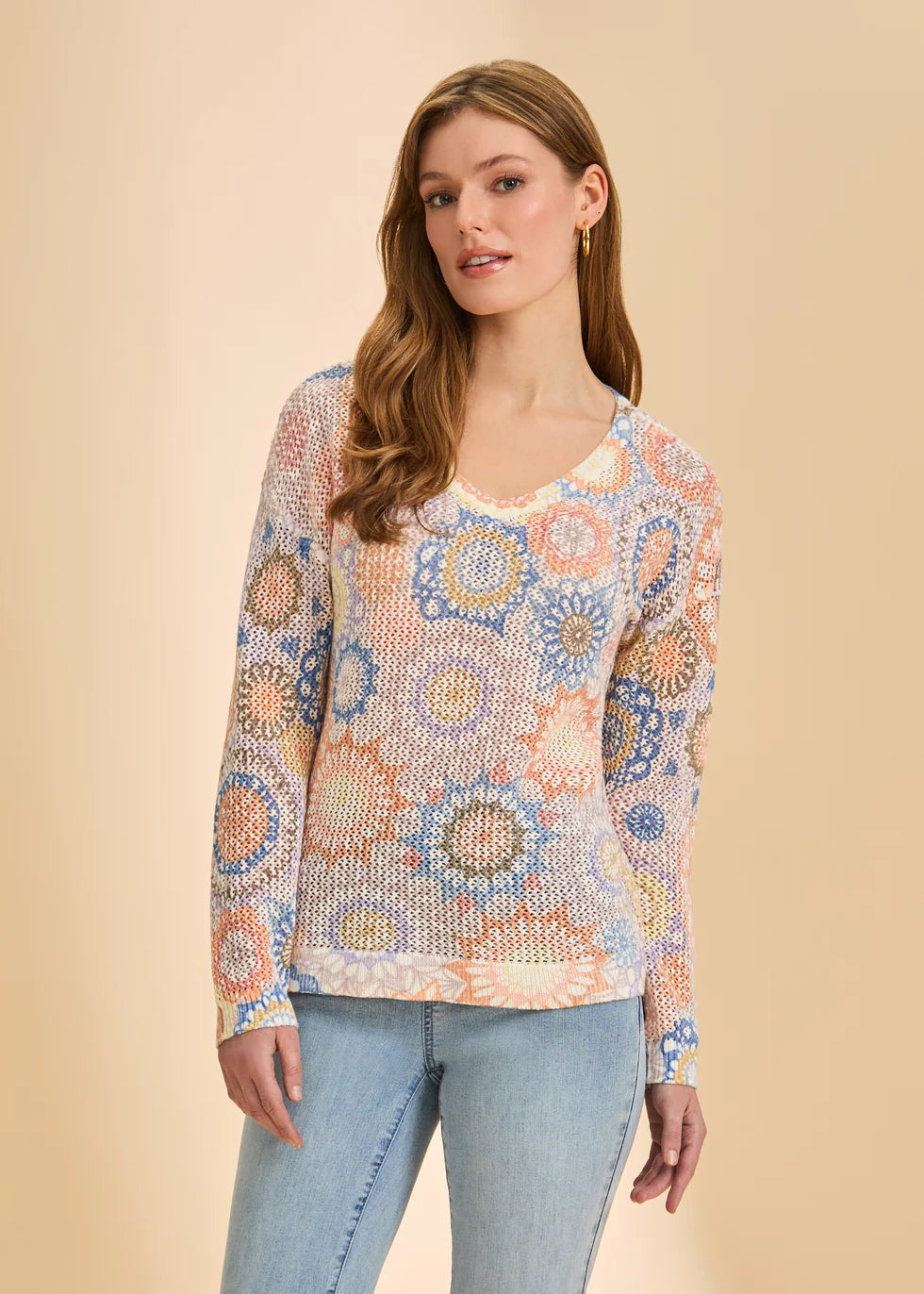 FDJ Open Weave Top