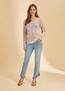 FDJ Open Weave Top