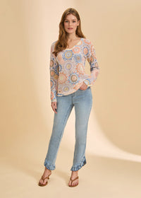 FDJ Open Weave Top