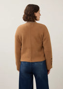 FDJ Collarless Knit Jacket