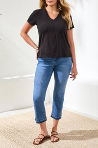 TRIBAL Short Sleeve V-Neck T-Shirt