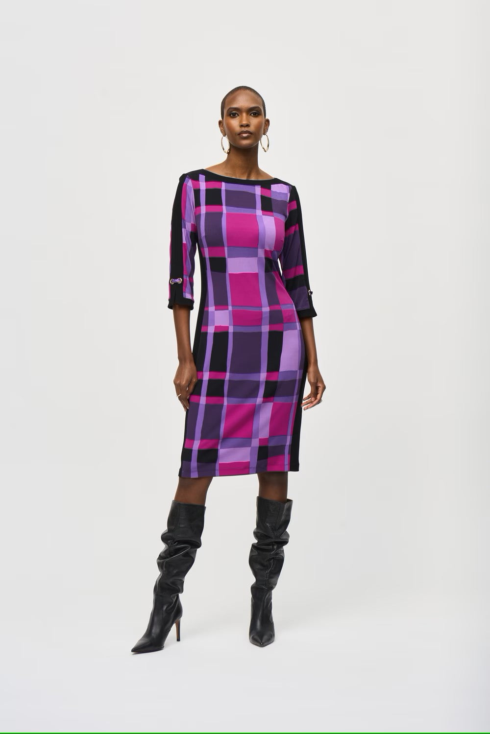 JOSEPH RIBKOFF Geometric Dress
