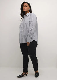KAFFE CURVE Striped Shirt