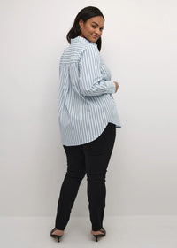KAFFE CURVE Striped Shirt