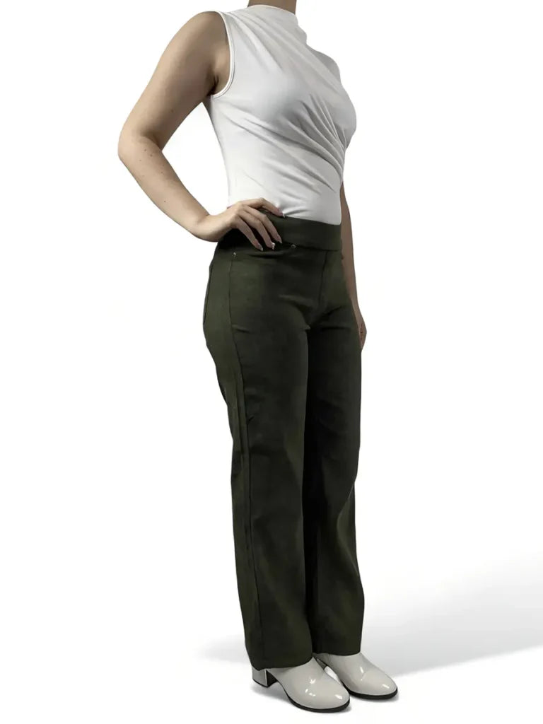 CARRELI JEANS Faux Suede Pants