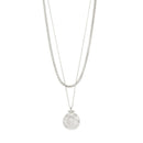 PILGRIM Nomad 2-in-1 Necklace Silver