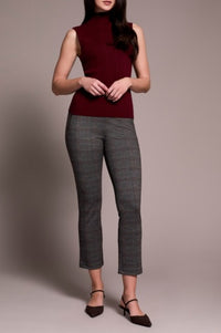 TRIBAL Textured Sleeveless Mock Neck