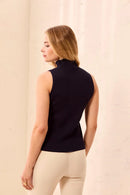 TRIBAL Sleeveless Mock Neck