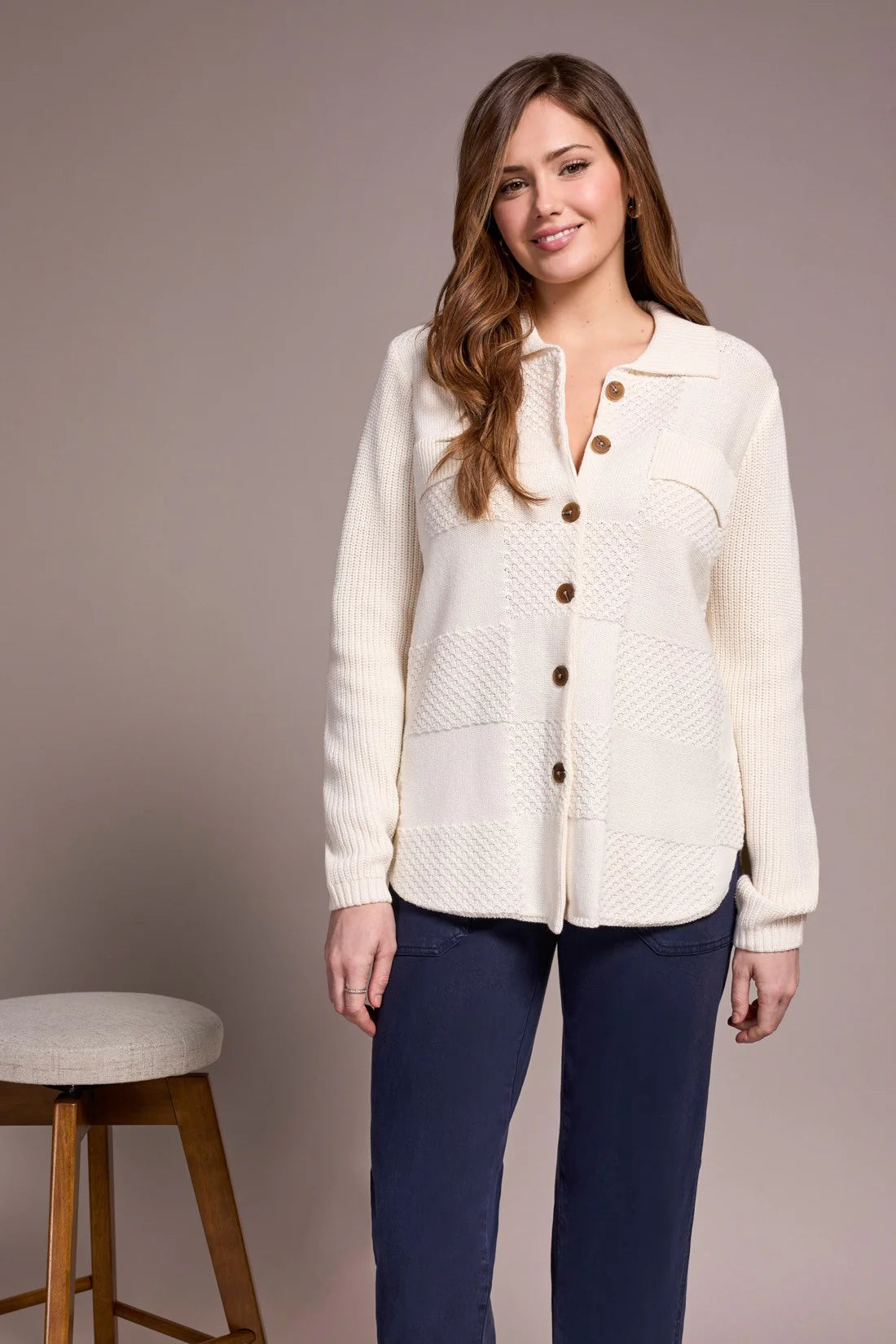 TRIBAL Sweater Shacket