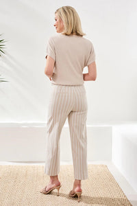 TRIBAL Cropped Pull-on Pant