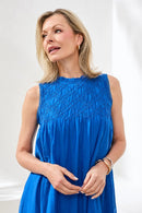 TRIBAL Textured Poplin Dress