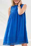 TRIBAL Textured Poplin Dress