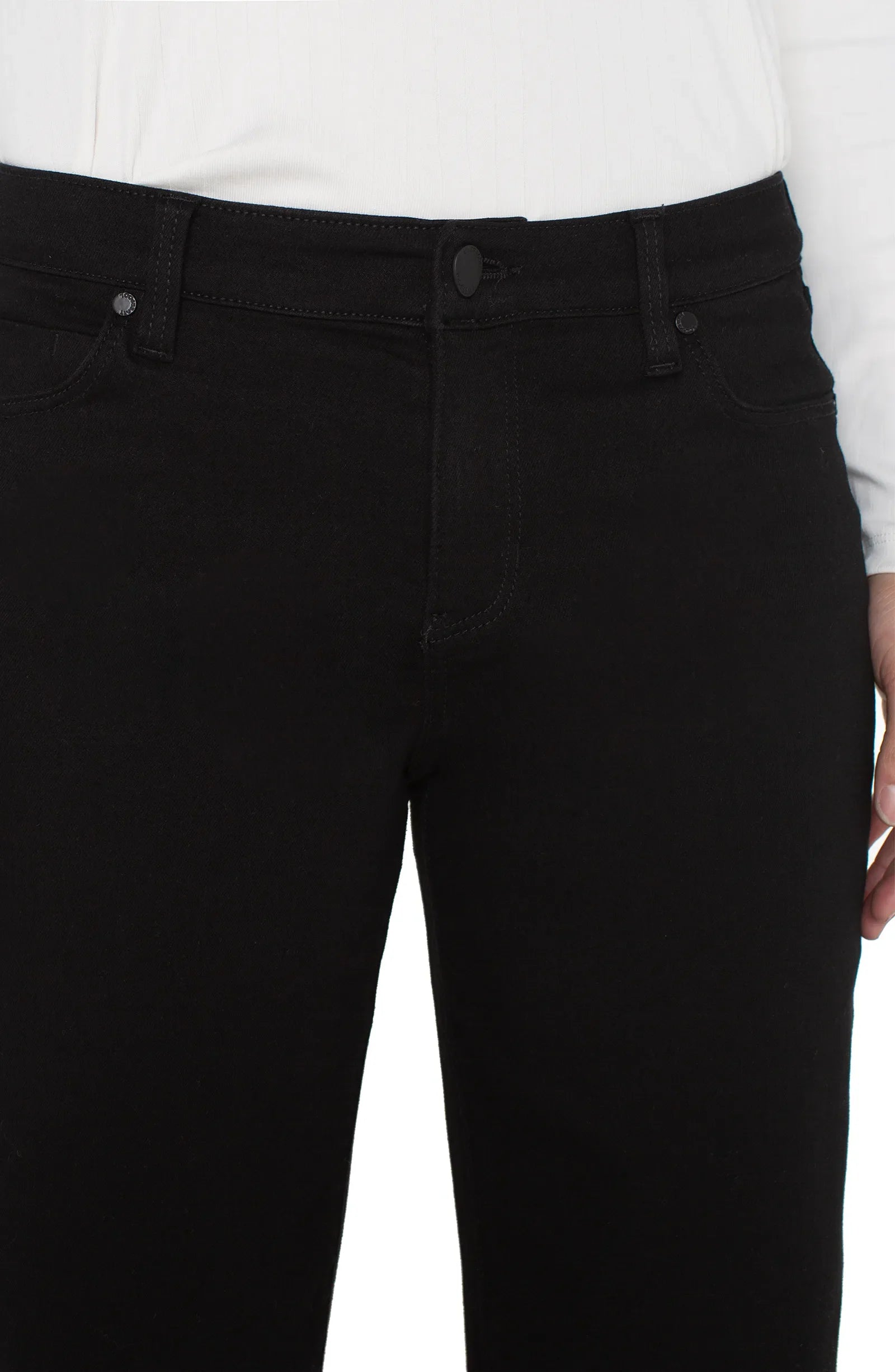 LIVERPOOL Stride Crop Wide Leg Denim